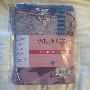 Wild fox 2pk sleep dress